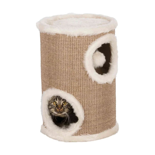TRIXIE Cat Tower Edoardo, 50cm, taupe/creme