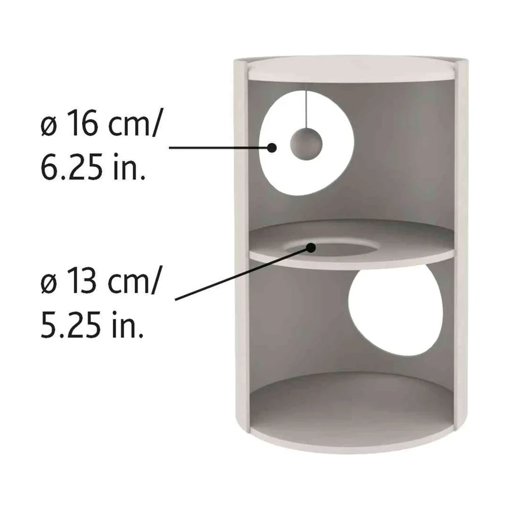 TRIXIE Cat Tower Edoardo, 50cm, taupe/creme