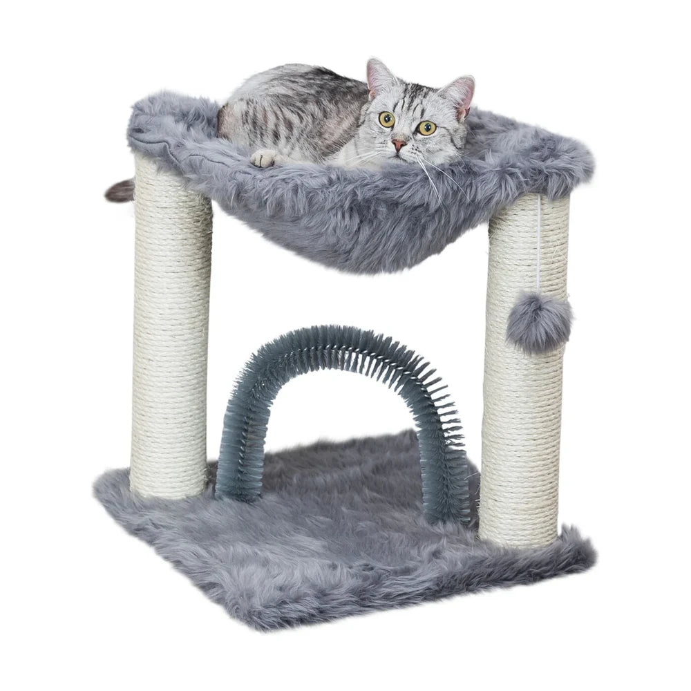TRIXIE Kratzbaum Baza mit Bürste, 50cm, grau