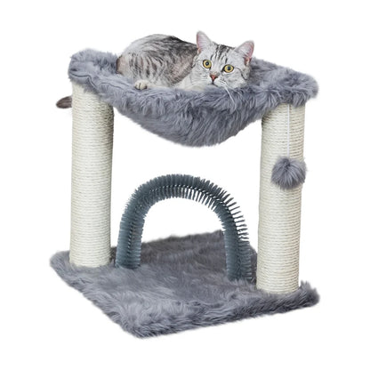 TRIXIE Kratzbaum Baza mit Bürste, 50cm, grau