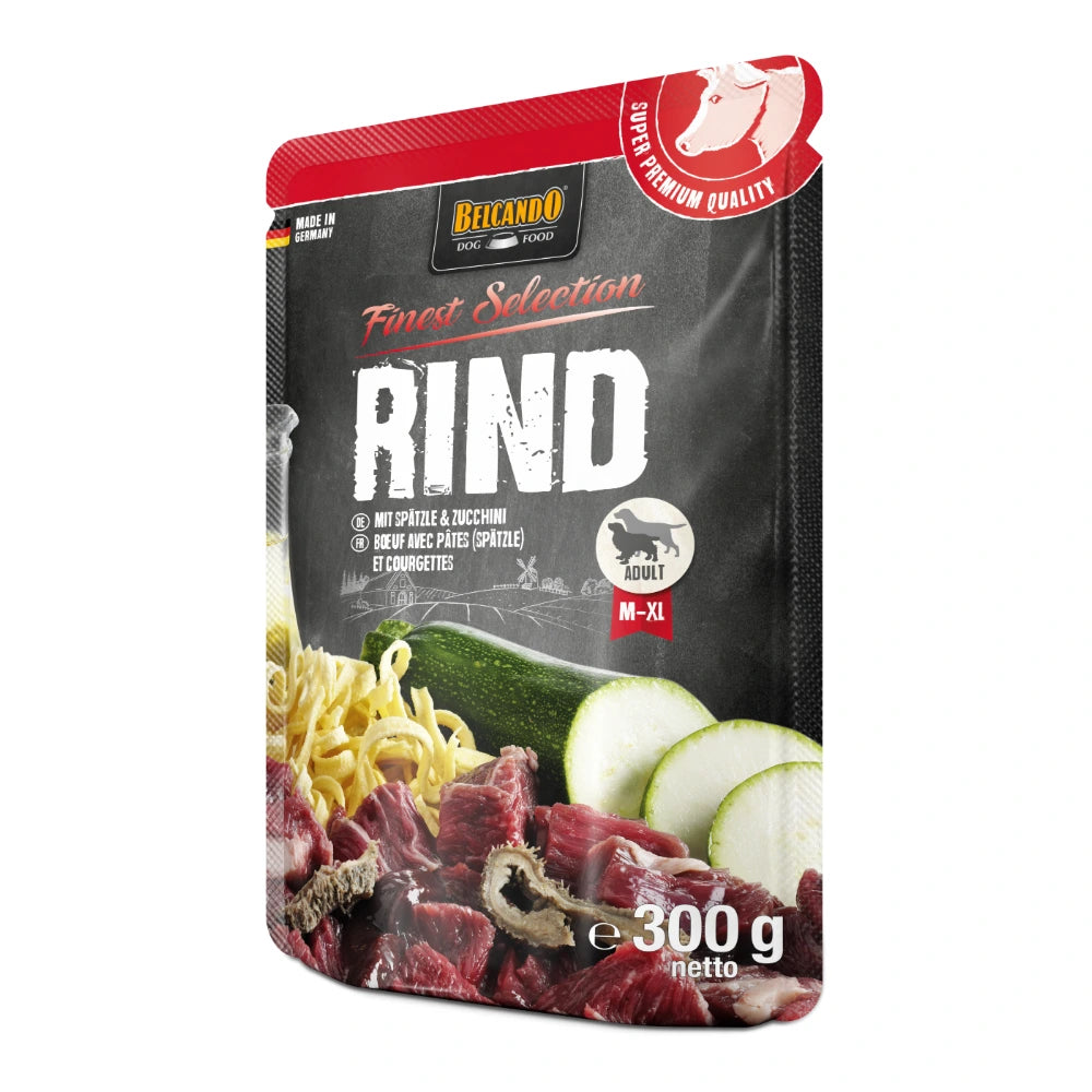 Belcando® Rind und Spätzle mit Zucchini