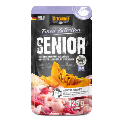 Belcando® Senior Fleischmenü mit Reis & Kürbis 125g