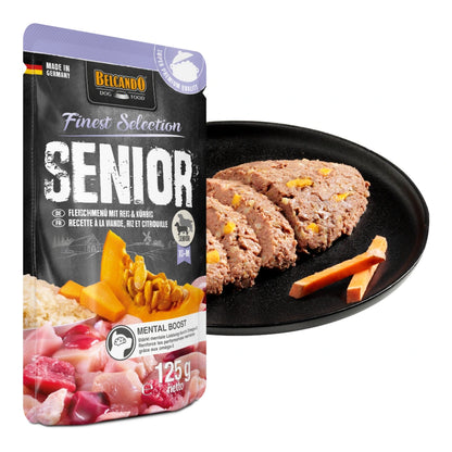 Belcando® Senior Fleischmenü mit Reis & Kürbis 125g
