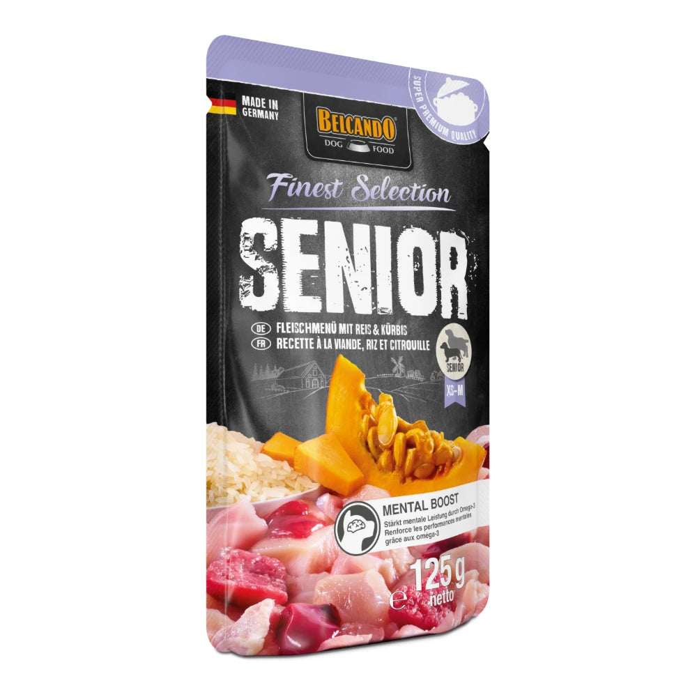 Belcando® Senior Fleischmenü mit Reis & Kürbis 125g