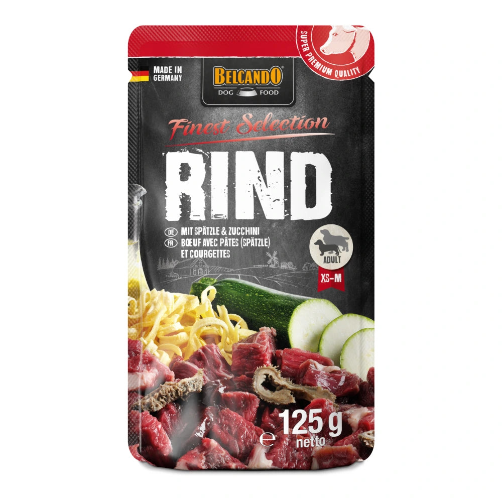 Belcando® Rind und Spätzle mit Zucchini
