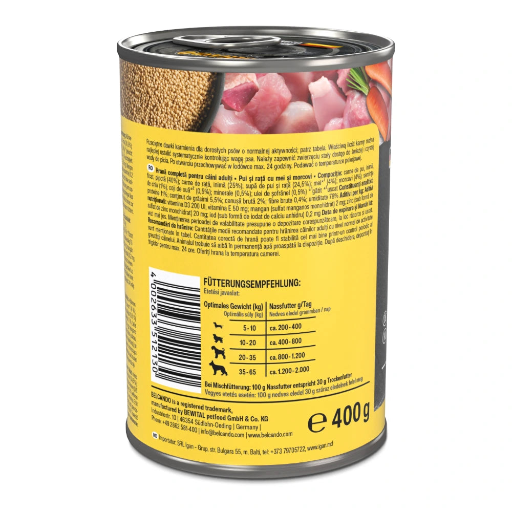 Belcando® Huhn & Ente mit Hirse & Karotten