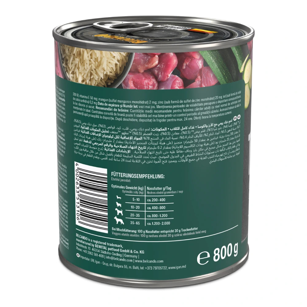 Belcando® Truthahn mit Reis & Zucchini
