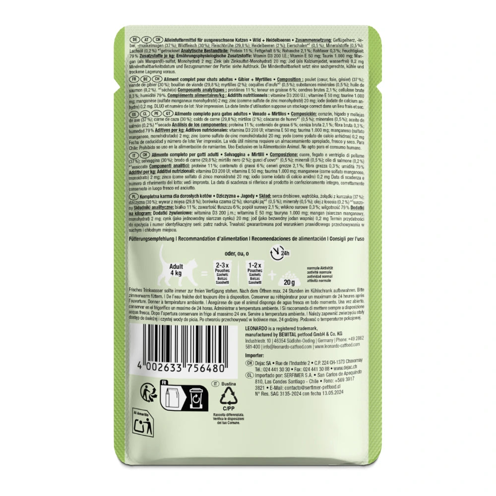 Leonardo® Wild & Blueberry 85g