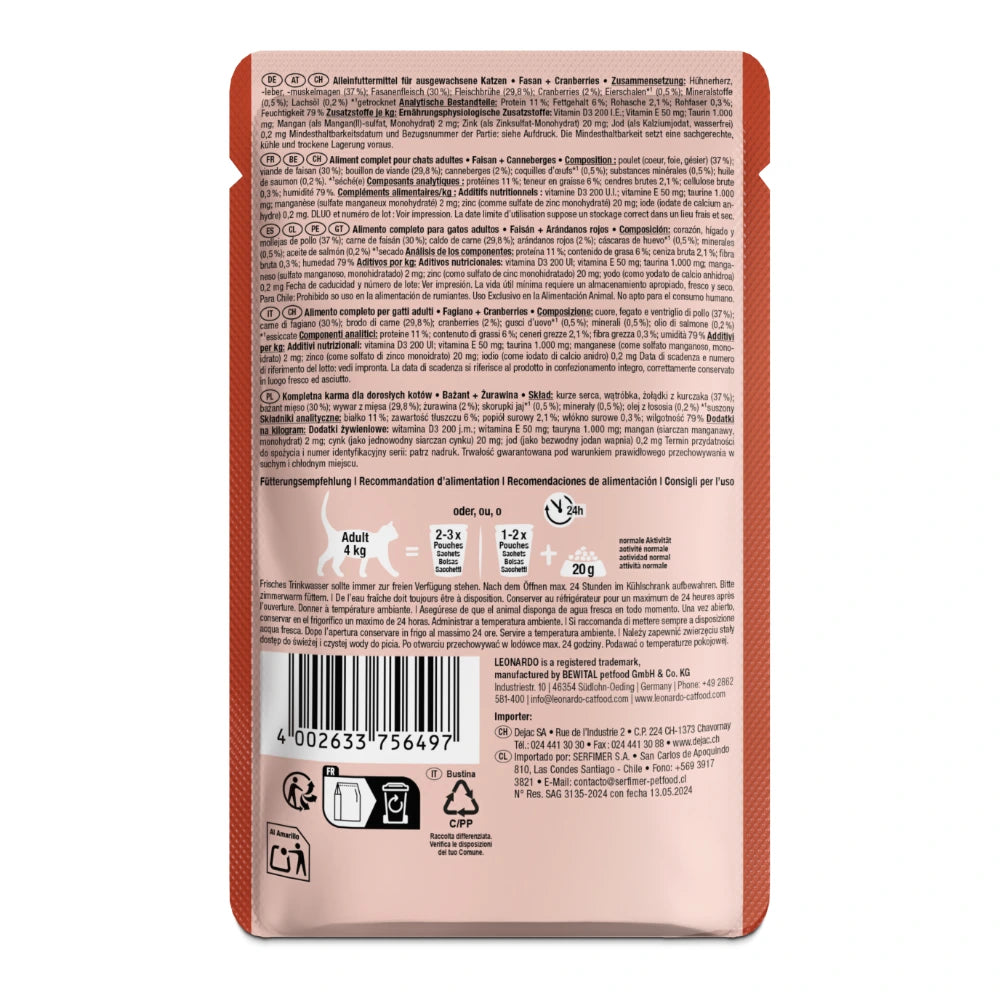 Leonardo® Fasan & Cranberry 85g