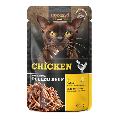 Leonardo® Chicken & Extra Pulled Beef 70g