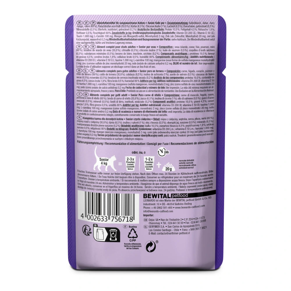 Leonardo® Senior Kalb 85g