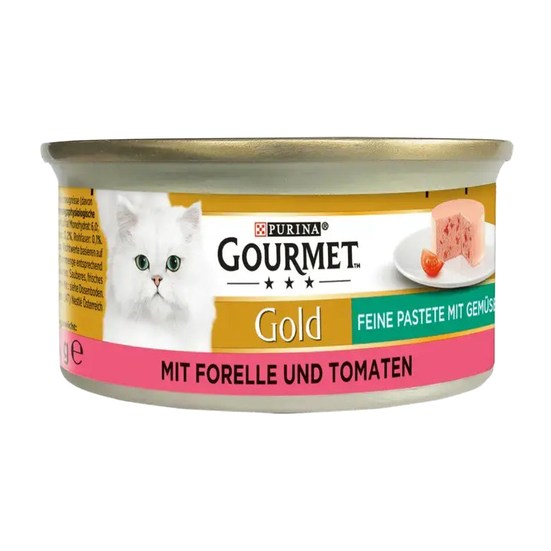 GOURMET Gold Feine Pastete mit Forelle & Tomaten 85g