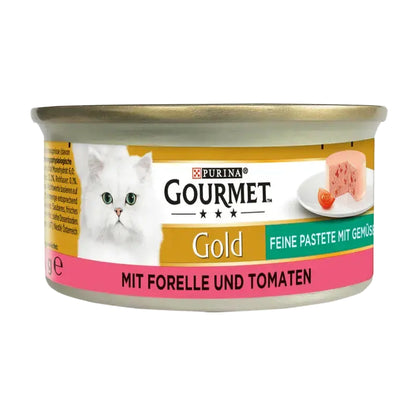GOURMET Gold Feine Pastete mit Forelle & Tomaten 85g