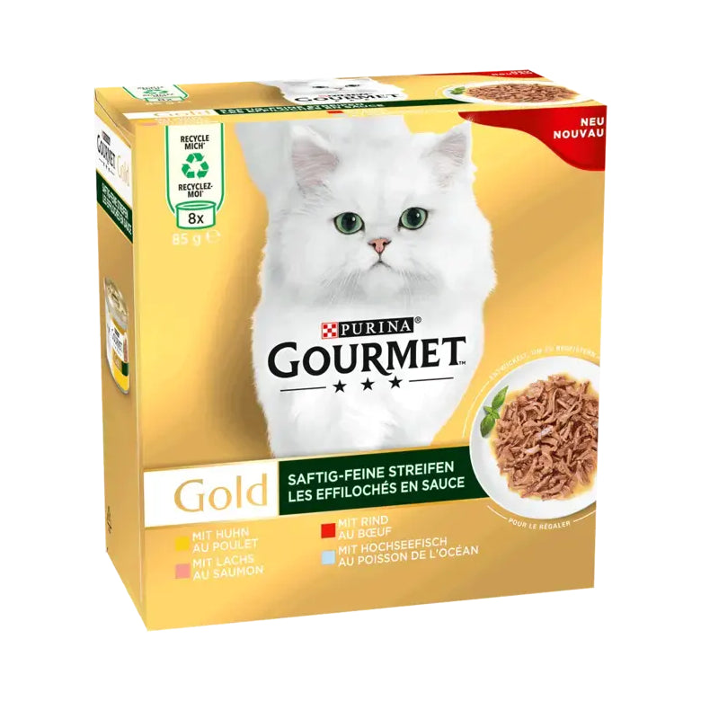 GOURMET Gold Succulent Delights mixed Multipack 8x85g