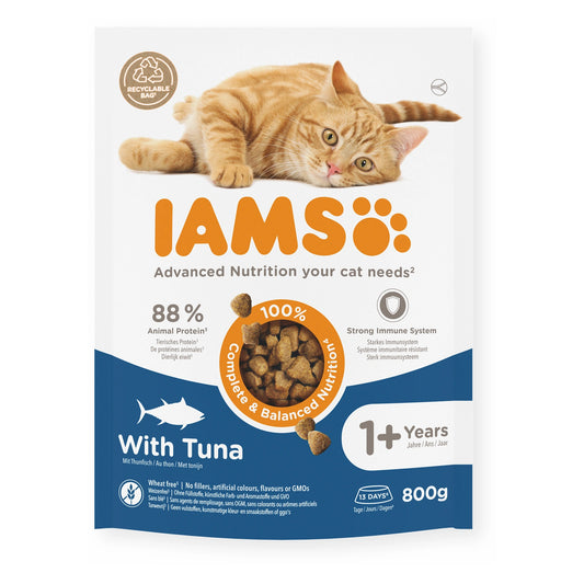 IAMS Trockenfutter Adult mit Thunfisch 800g