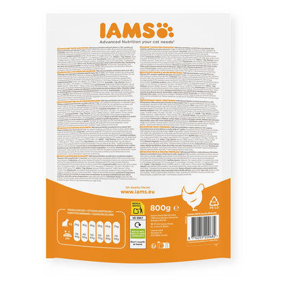 IAMS Trockenfutter Senior 11+ mit frischem Huhn 800g