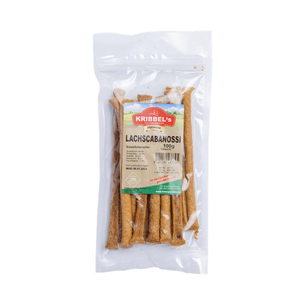Kribbel's PURE Lachs Cabanossi 100g