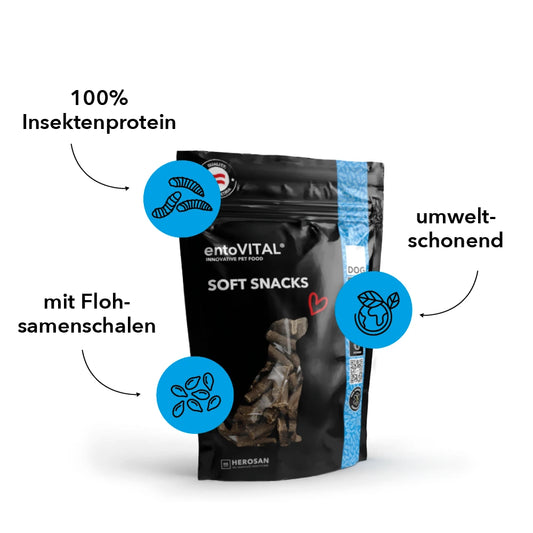 Herosan entoVITAL Soft Snacks DOG 100g