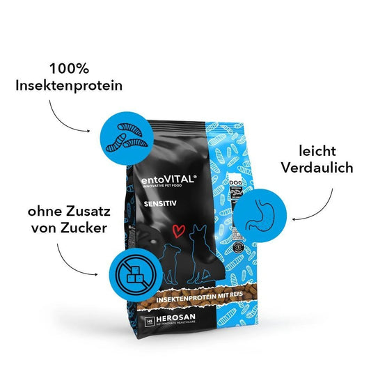Herosan entoVITAL DOG sensitiv 125g Probe