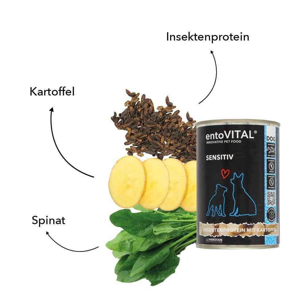 Hersoan entoVITAL DOG Sensitiv Nassfutter