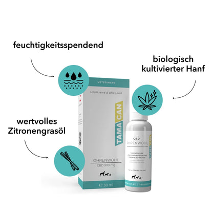 Hersoan TAMACAN CBD Ohrenwohl 30ml
