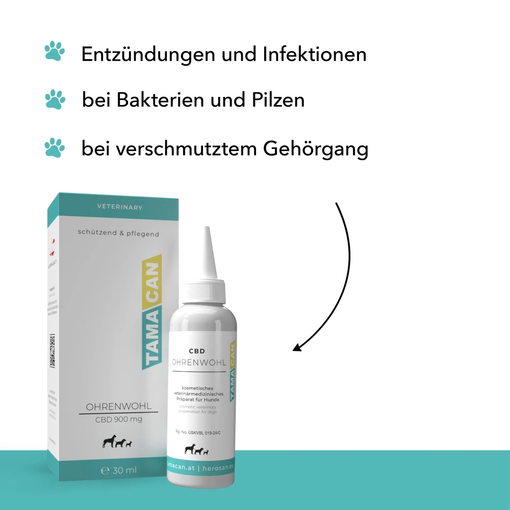 Hersoan TAMACAN CBD Ohrenwohl 30ml