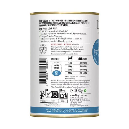 DOG'S LOVE ADULT Fisch 400g