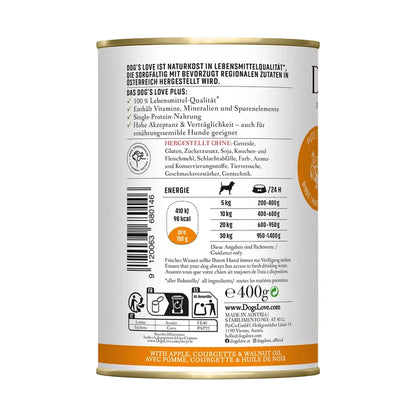 DOG'S LOVE ADULT Pute 800g