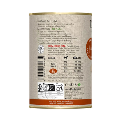 DOG'S LOVE ADULT BIO Rind