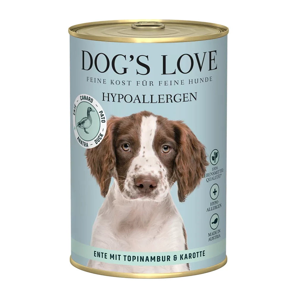 DOG'S LOVE ADULT Hypoallergen Ente 400g