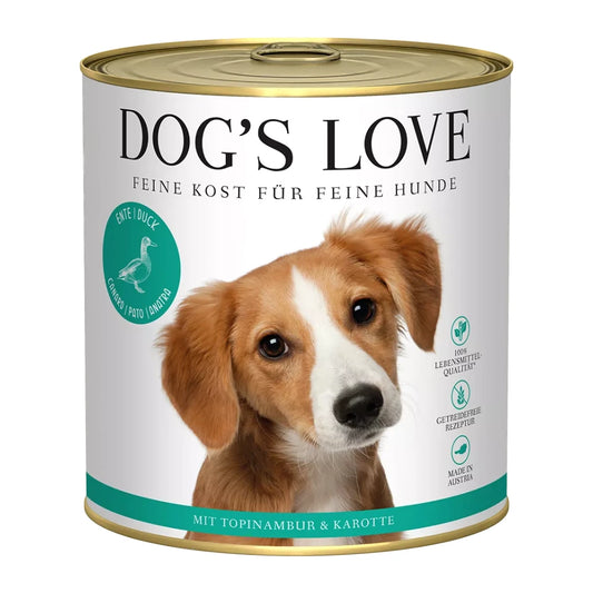 DOG'S LOVE ADULT Ente 800g