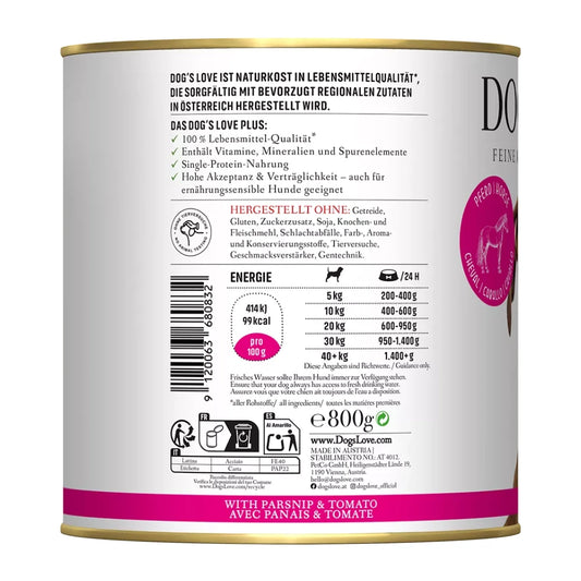 DOG'S LOVE ADULT Pferd 800g