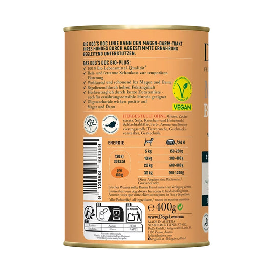 DOG'S LOVE DOC Morosche BIO-Karottensuppe 400g