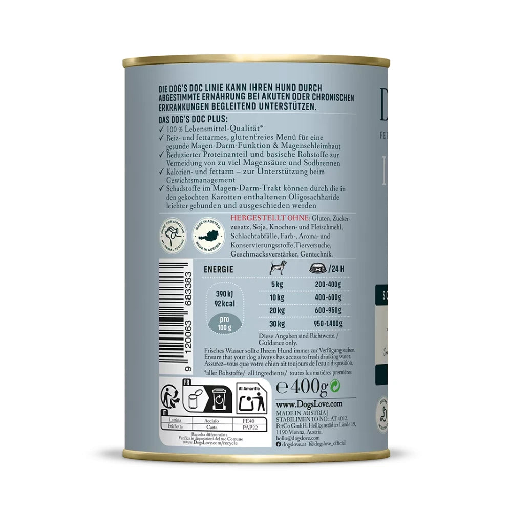 DOG'S LOVE DOC Intestinal Light Huhn 400g