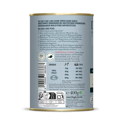 DOG'S LOVE DOC Intestinal Light Huhn 400g